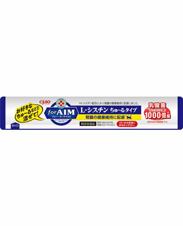 取り寄せ品】いなば CIAO for AIM L-シスチンちゅ～るタイプ 猫用 14g