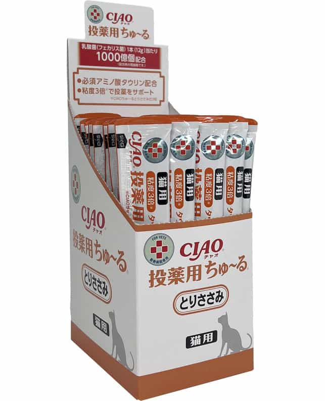 取り寄せ品】いなば CIAO投薬用ちゅーる とりささみ 猫用 12g 【50本