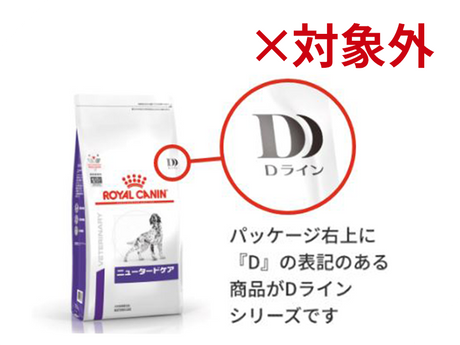 パッケージ右上に『D』の表記のある商品がDラインシリーズです