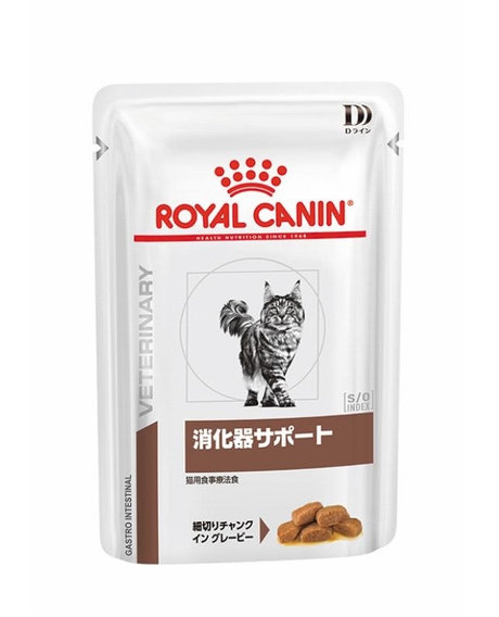 【取り寄せ品】ロイヤルカナン Dライン 猫用 消化器サポート パウチ 85g×24個